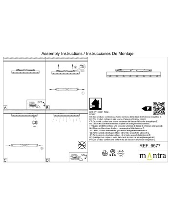 MAGNETO mini * LINEAL 360º LED 6W 36º NEGRO